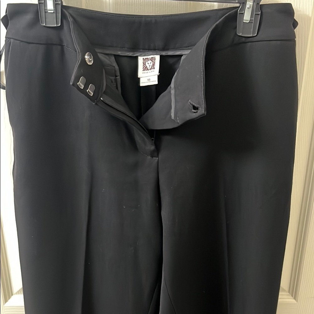 Anne Klein Black Trousers Classic Style